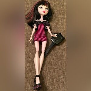 Vintage Monster High Draculaura Doll with Brush